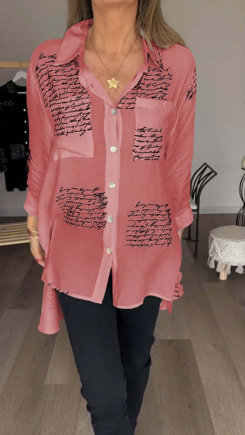 Lunetta: Stylish Printed Blouse