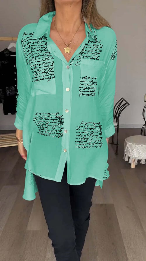 Lunetta: Stylish Printed Blouse