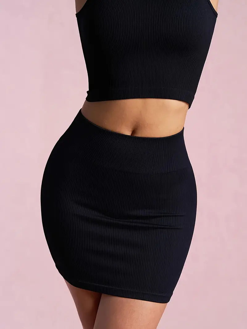 Misteriosa: Stylish High-Waist Skirt