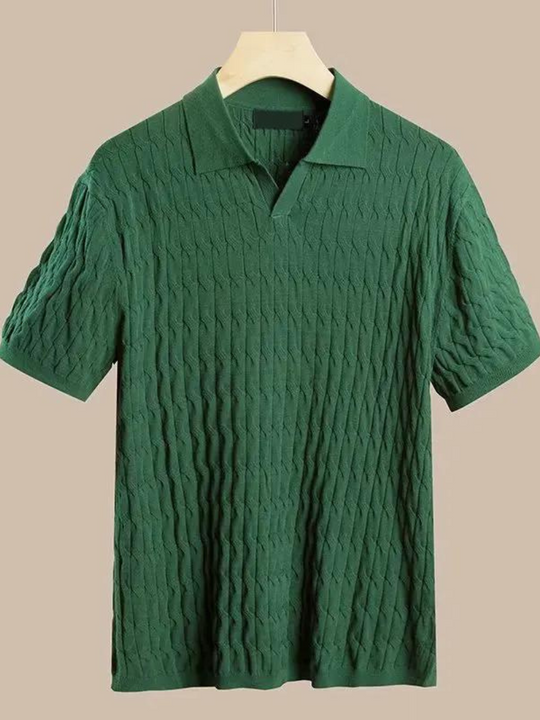 Desiderio: Muscle Fit Knit Polo