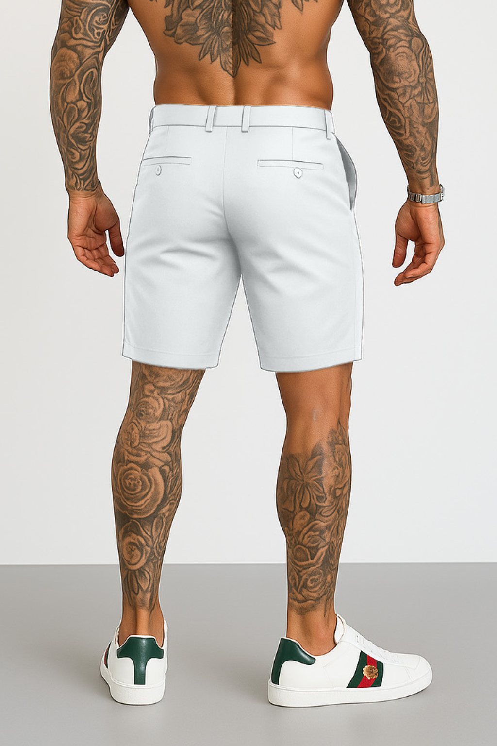 Salvatore: Wrinkle-Free Stretch Chino Shorts
