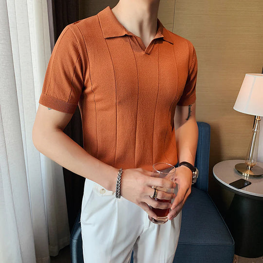 Velato: Smooth Silk Blend Polo