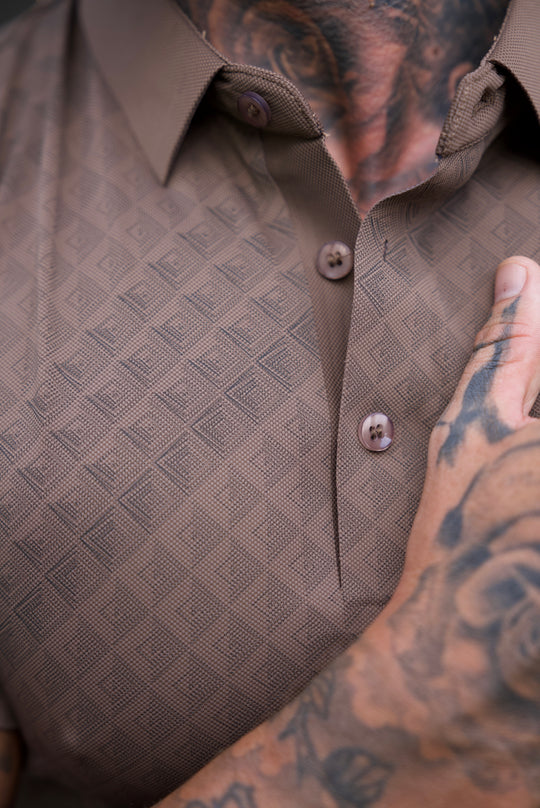 Tenace: Crosshatch Craft Polo