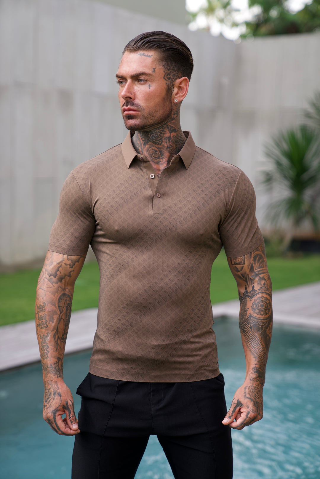 Tenace: Crosshatch Craft Polo