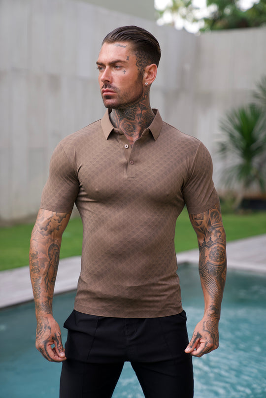 Tenace: Crosshatch Craft Polo