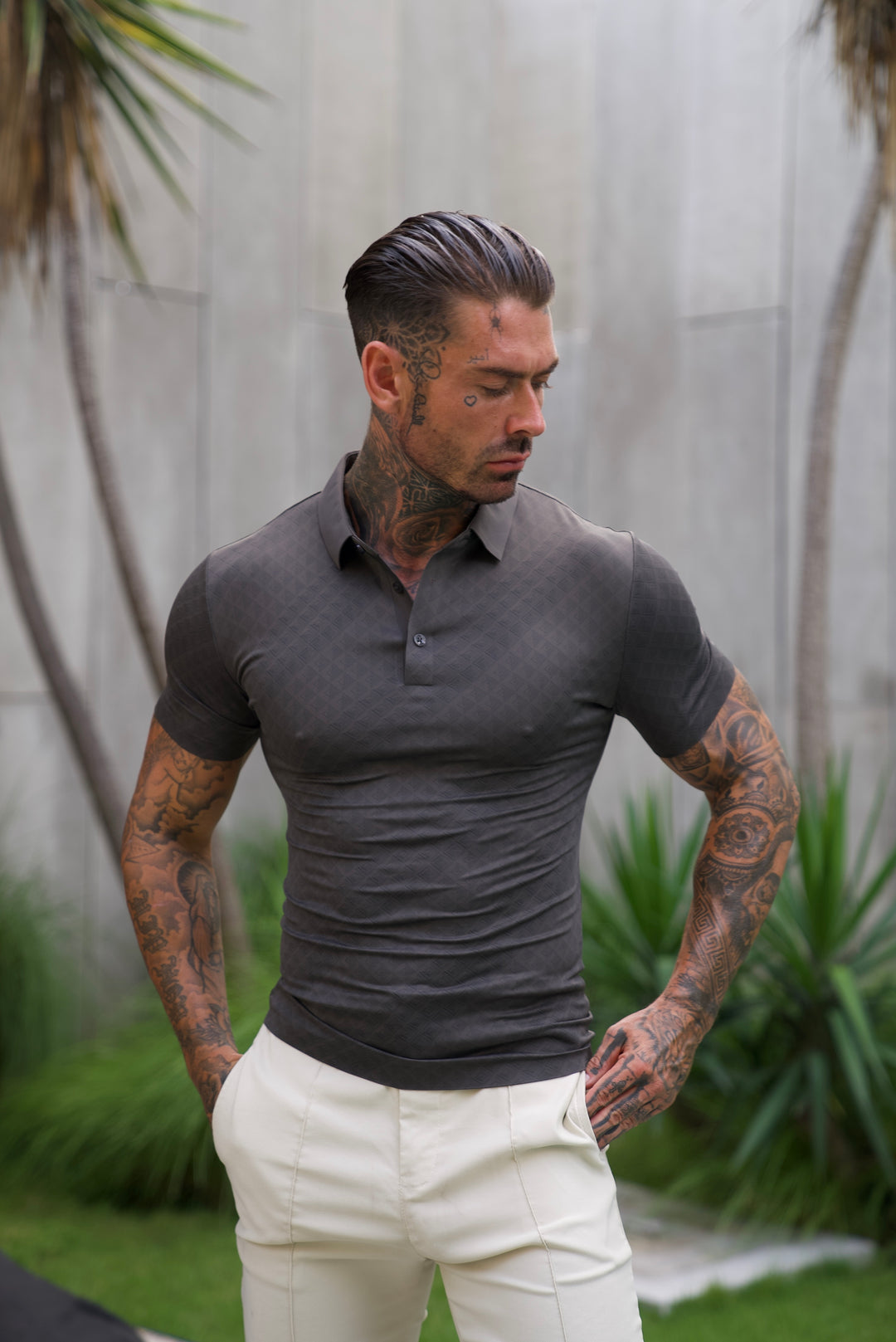 Tenace: Crosshatch Craft Polo