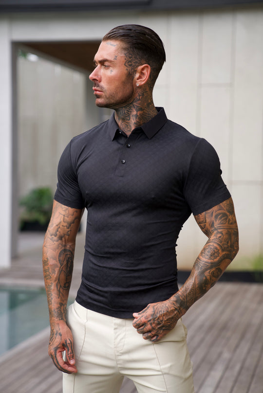 Tenace: Crosshatch Craft Polo