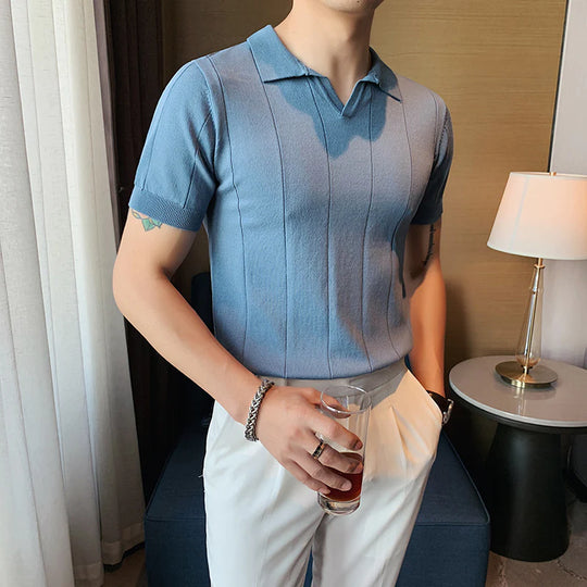 Velato: Smooth Silk Blend Polo