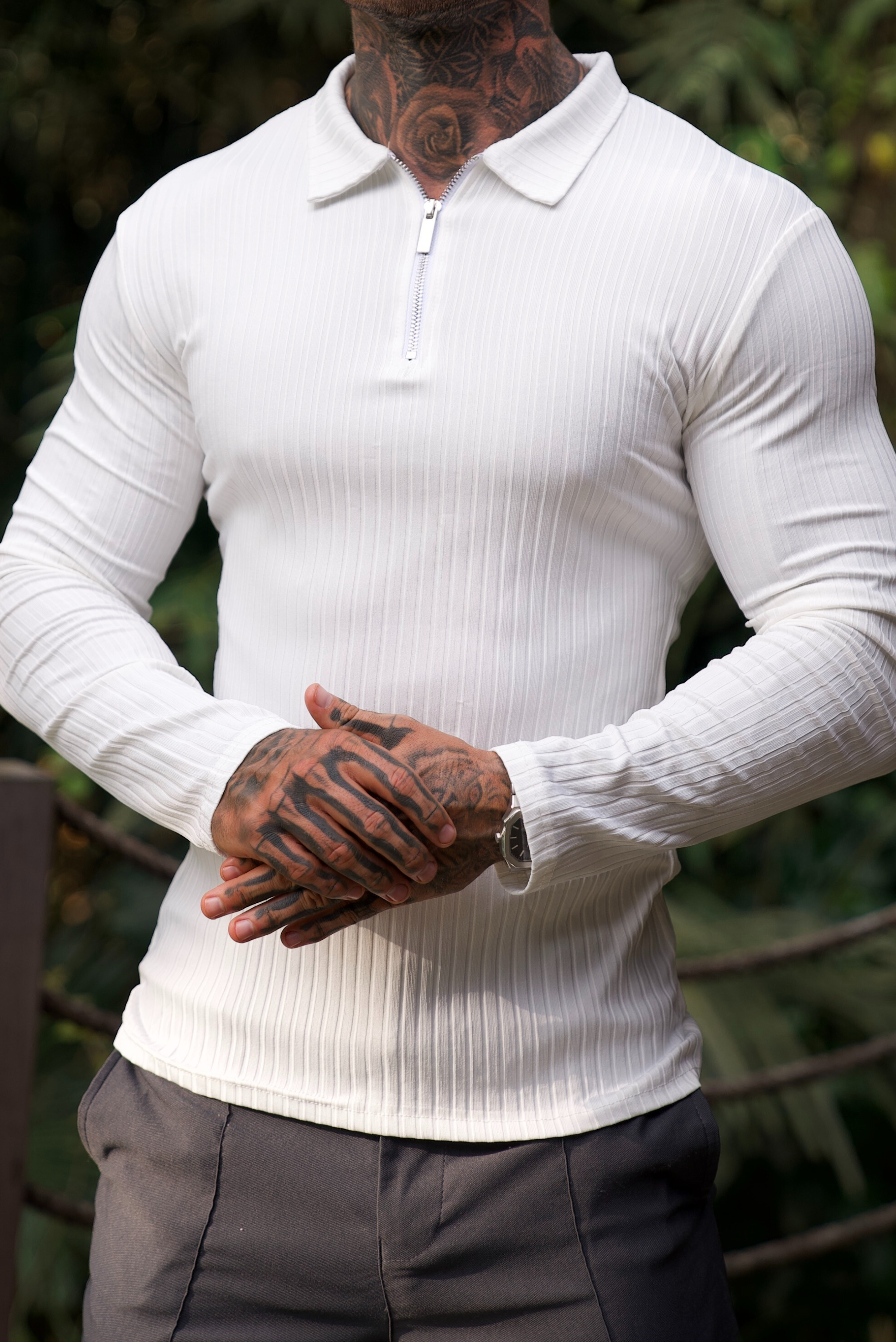 Fascino: Half-Zip Muscle Fit Pullover – Dolci Lusso Fascino: Half-Zip Muscle Fit Pullover – Dolci Lusso