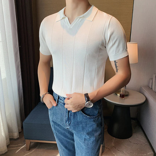 Velato: Smooth Silk Blend Polo