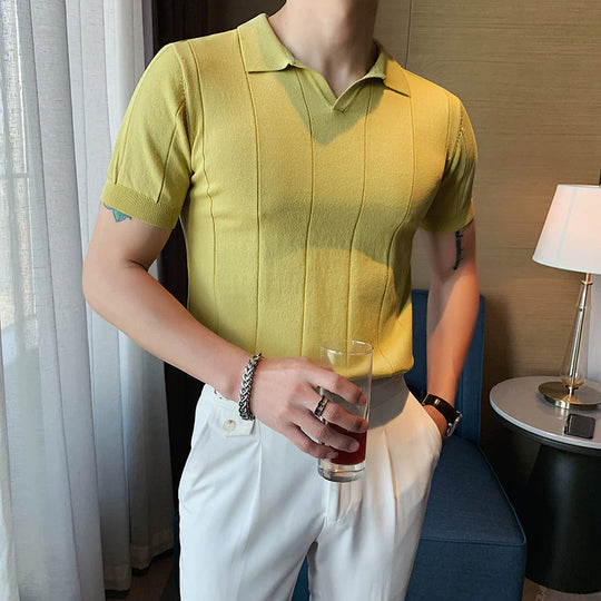 Velato: Smooth Silk Blend Polo