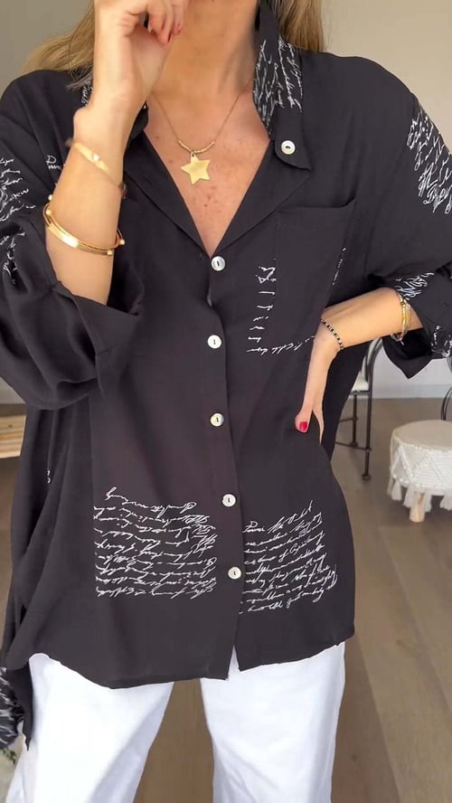 Lunetta: Stylish Printed Blouse