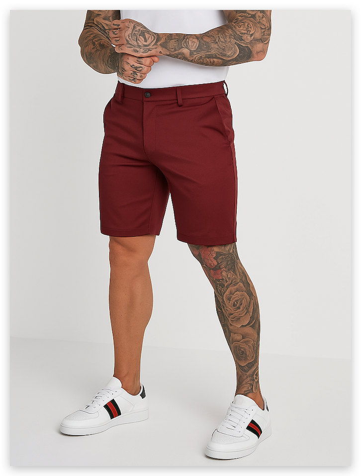 Salvatore: Wrinkle-Free Stretch Chino Shorts