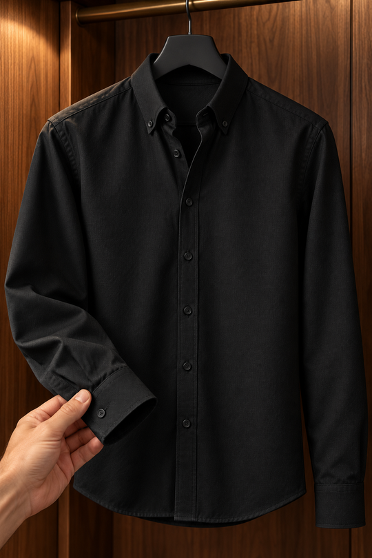 Luciano: Classic Stretch Oxford Shirt