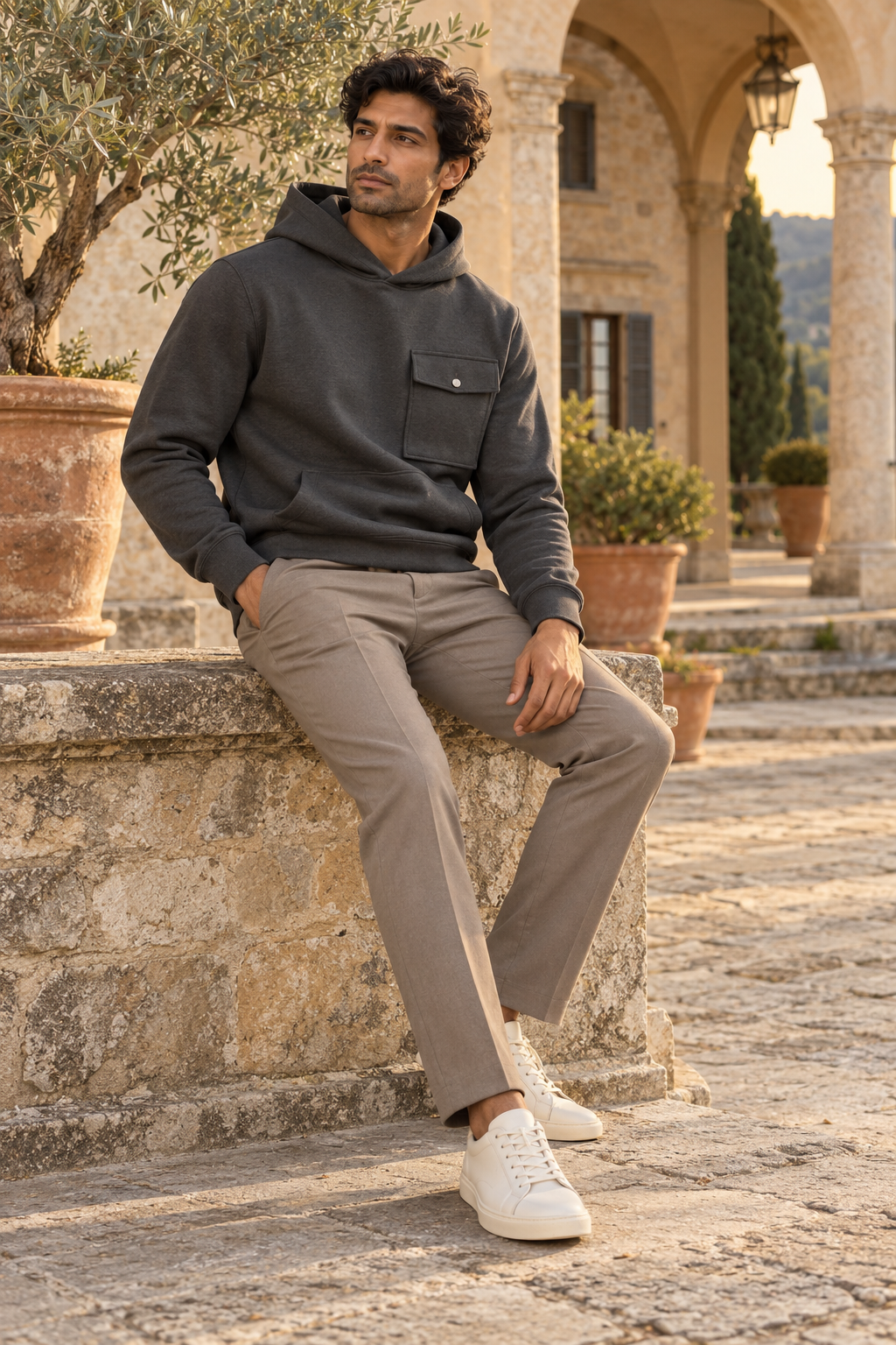 Leone: Premium Cargo Pocket Hoodie