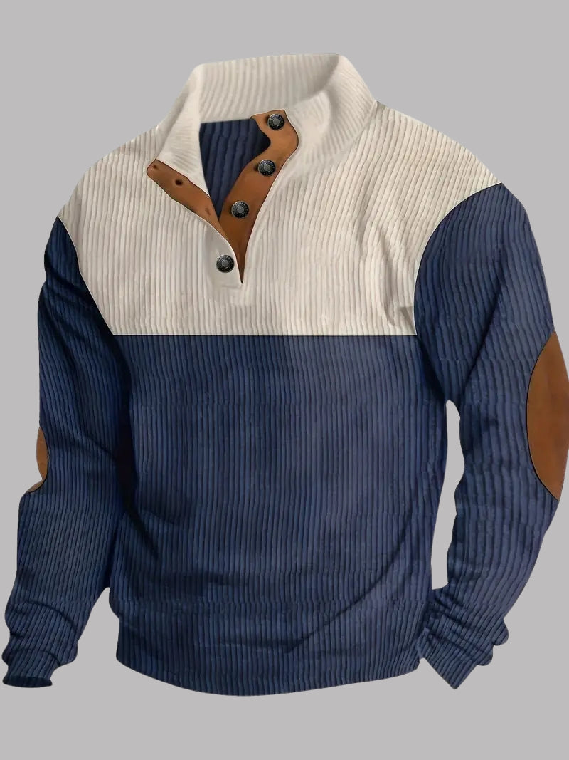 Alpino: Casual Stand Collar Henley