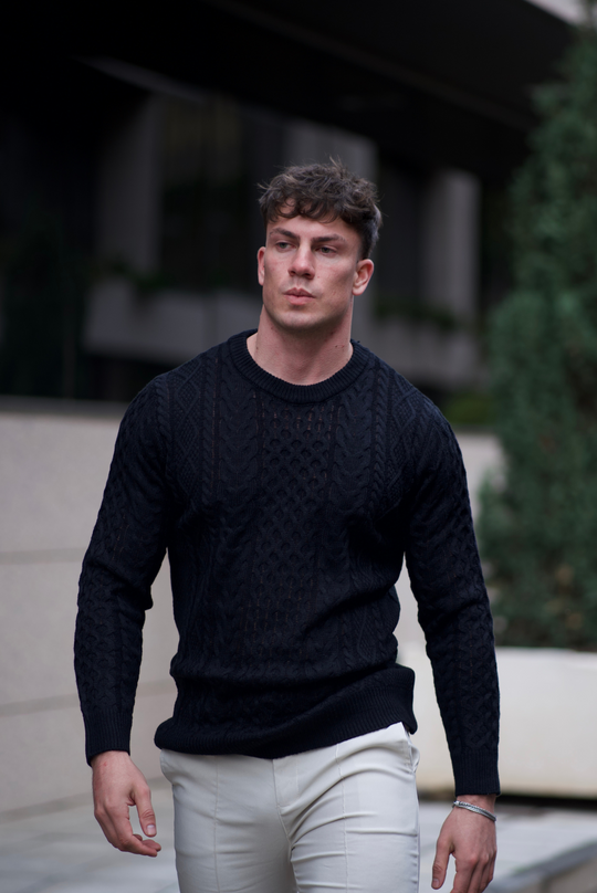 Boreale: Classic Fisherman’s Cable Knit Jumper