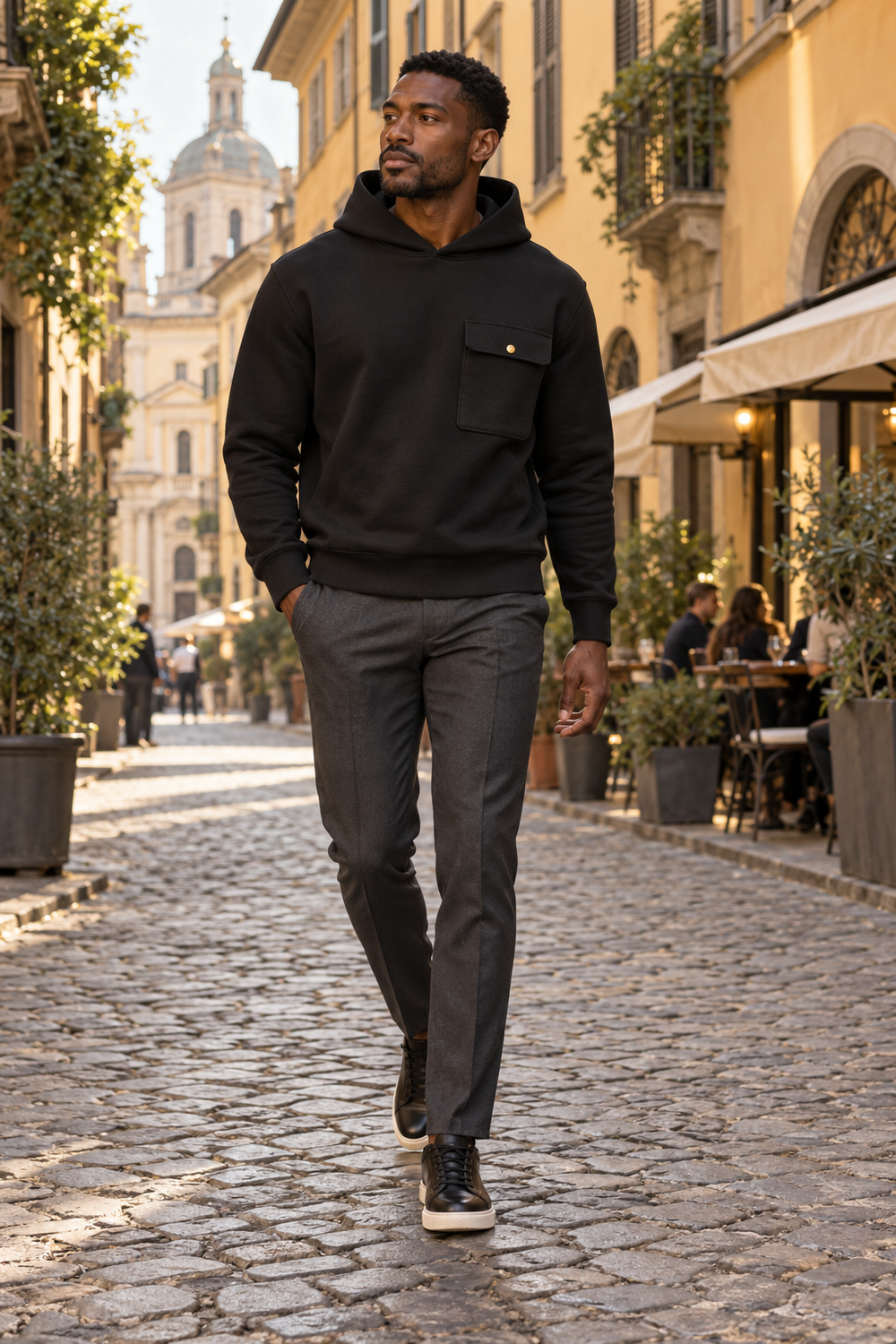 Leone: Premium Cargo Pocket Hoodie