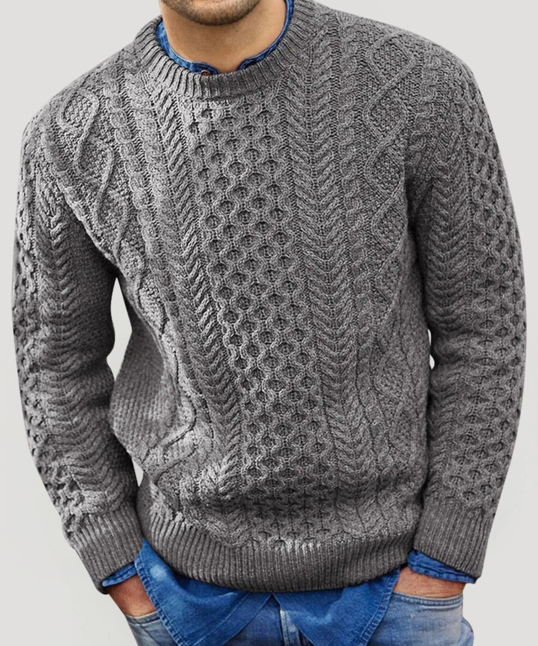 Boreale: Classic Fisherman’s Cable Knit Jumper