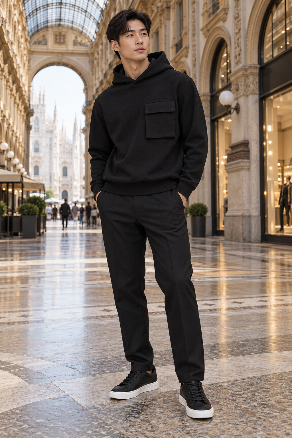 Leone: Premium Cargo Pocket Hoodie