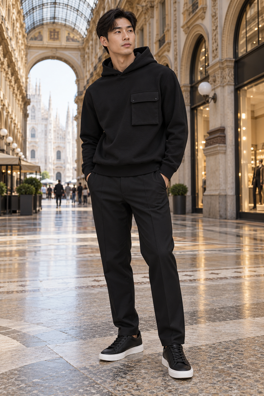Leone: Premium Cargo Pocket Hoodie