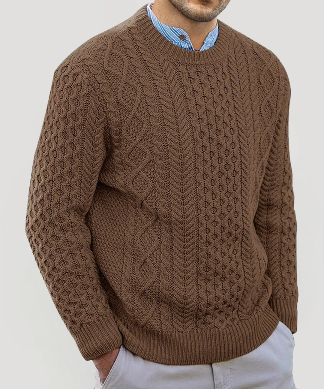 Boreale: Classic Fisherman’s Cable Knit Jumper