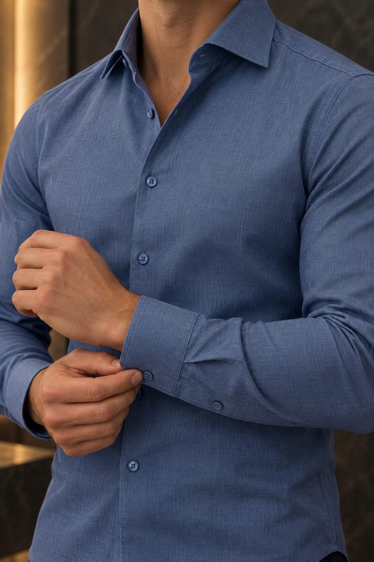 Fabrizio: Soft-Touch Cutaway Collar Shirt