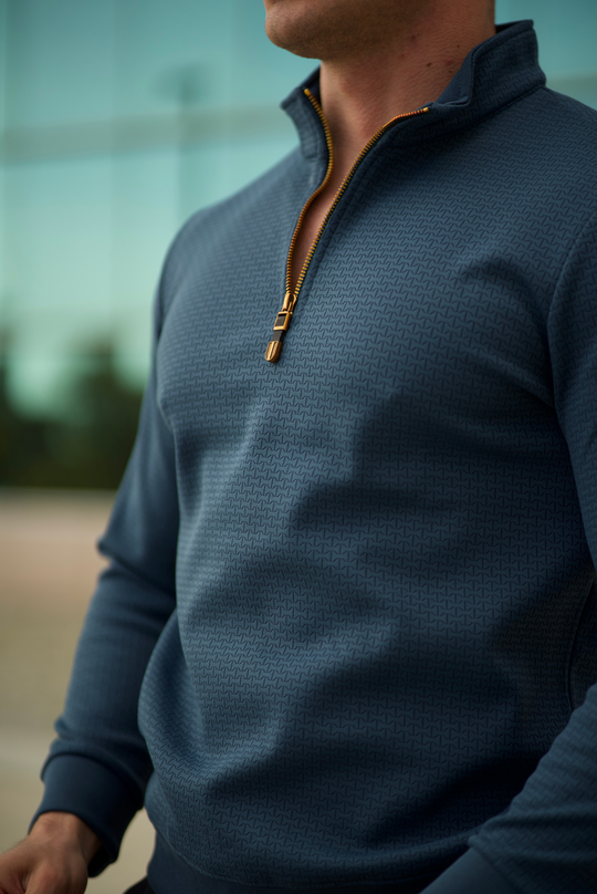 Contino: Quarter Zip Sweater