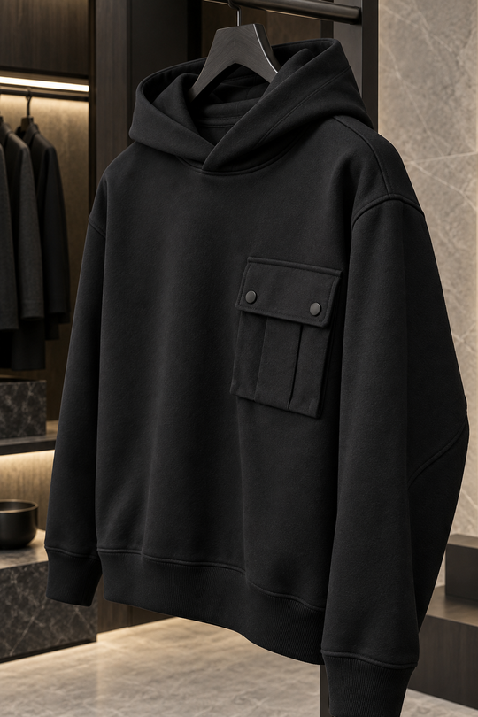 Leone: Premium Cargo Pocket Hoodie