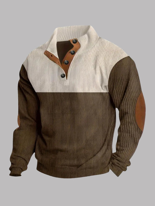 Alpino: Casual Stand Collar Henley