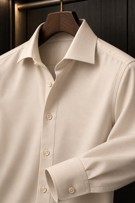 Fabrizio: Soft-Touch Cutaway Collar Shirt