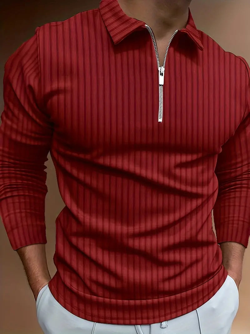 Fascino: Half-Zip Muscle Fit Pullover