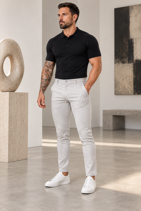 Renato: Premium Stretch Chino Trousers