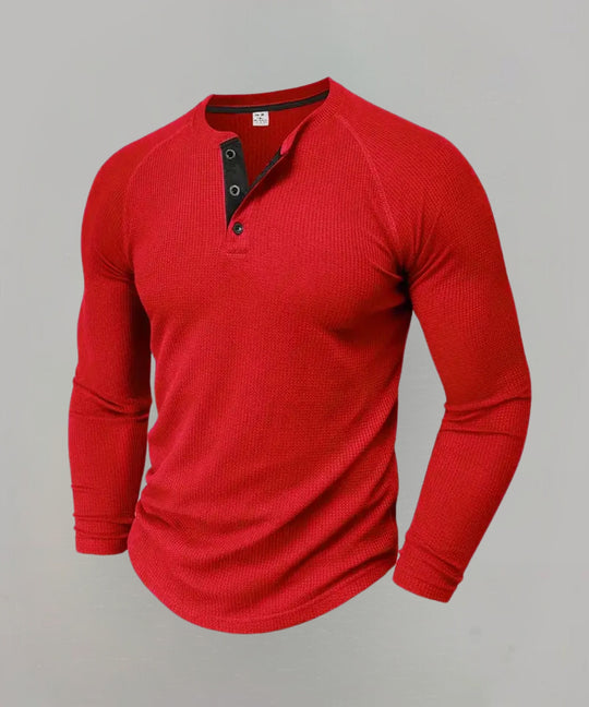 Corte: Outdoor Crew Neck Henley