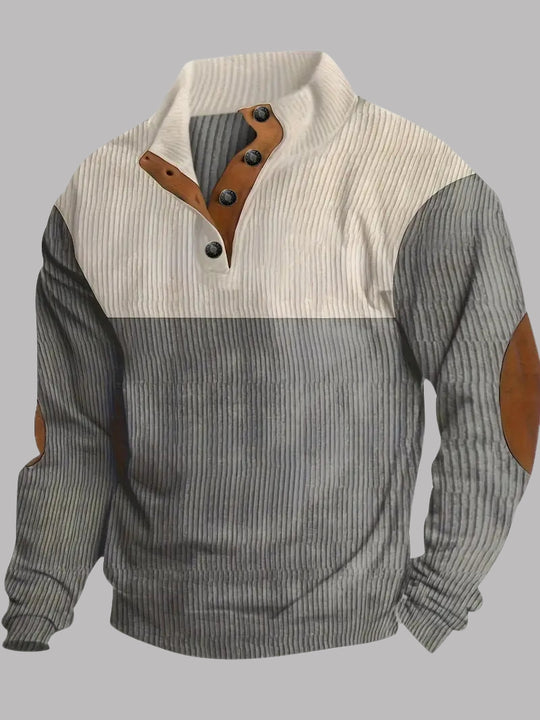 Alpino: Casual Stand Collar Henley