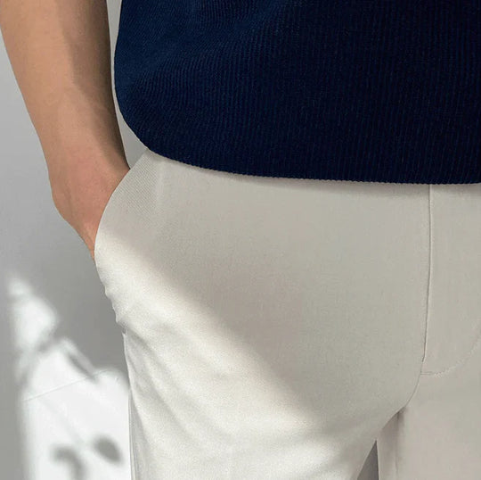 Sentiero: Tailored Slim-Fit Casual Pants