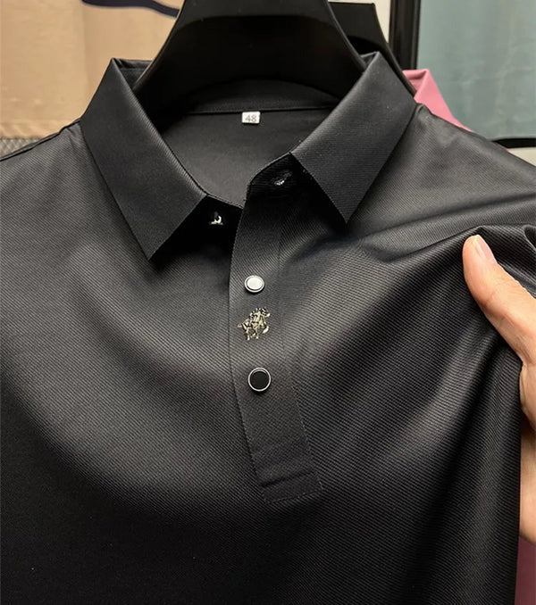 Veneto Classic: Wrinkle-Free Muscle Fit Polo Shirt