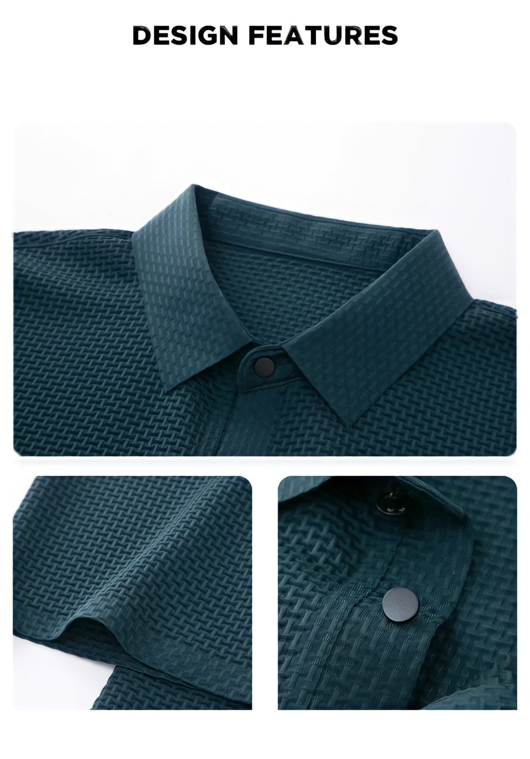 Prestigio: Wrinkle-Free Textured Slim Fit Polo Shirt