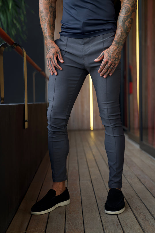 Novate Wrinkle-Free Slim Fit Trousers