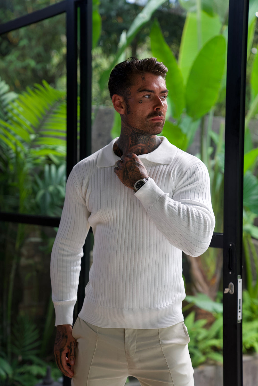 Sogno: Muscle Fit Knit Sweater