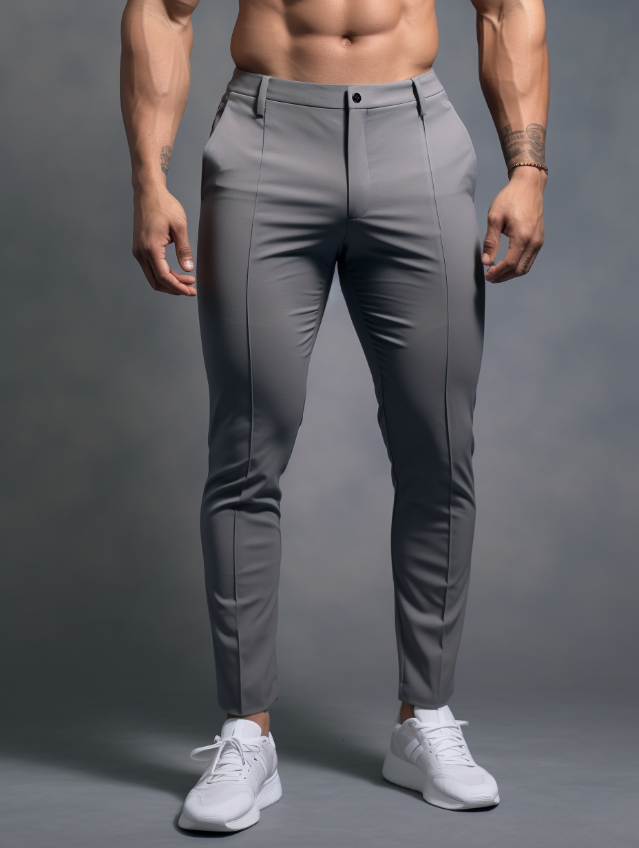 Novate Wrinkle-Free Slim Fit Trousers