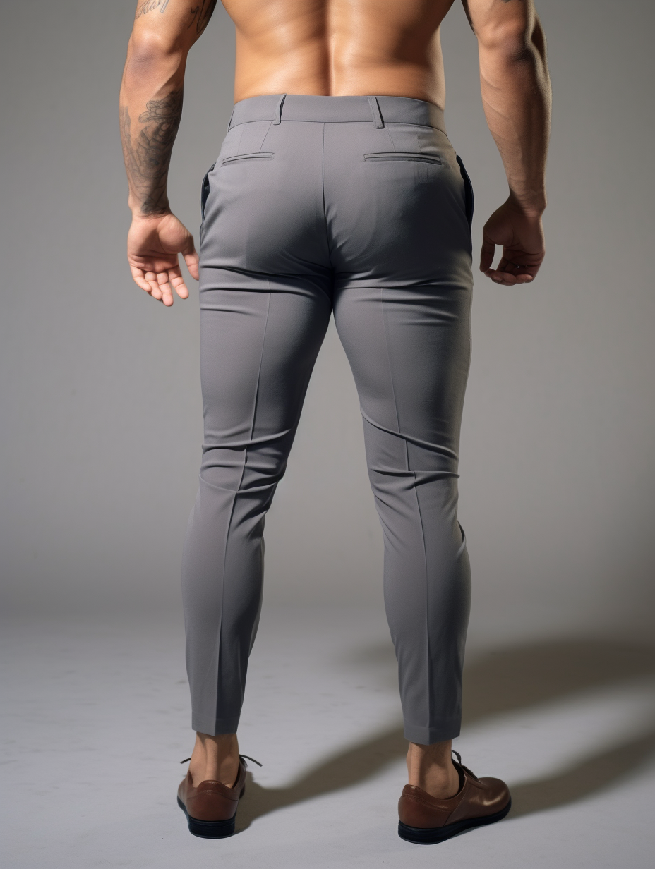 Novate Wrinkle-Free Slim Fit Trousers