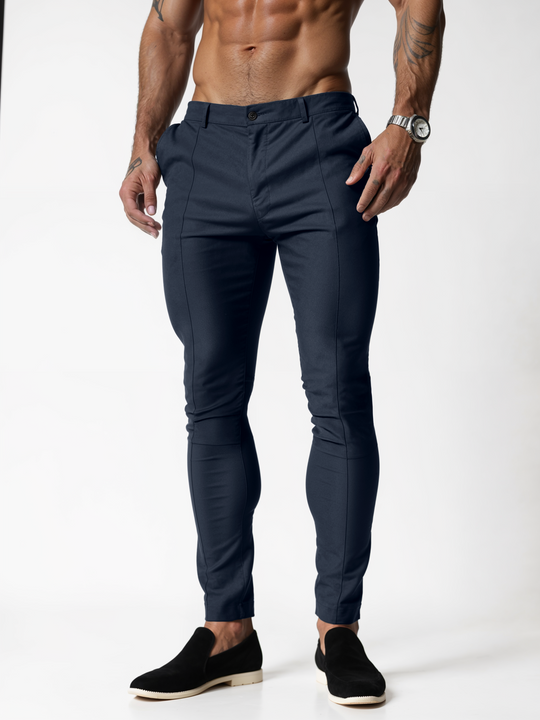 Novate: Wrinkle-Free Slim Fit Trousers