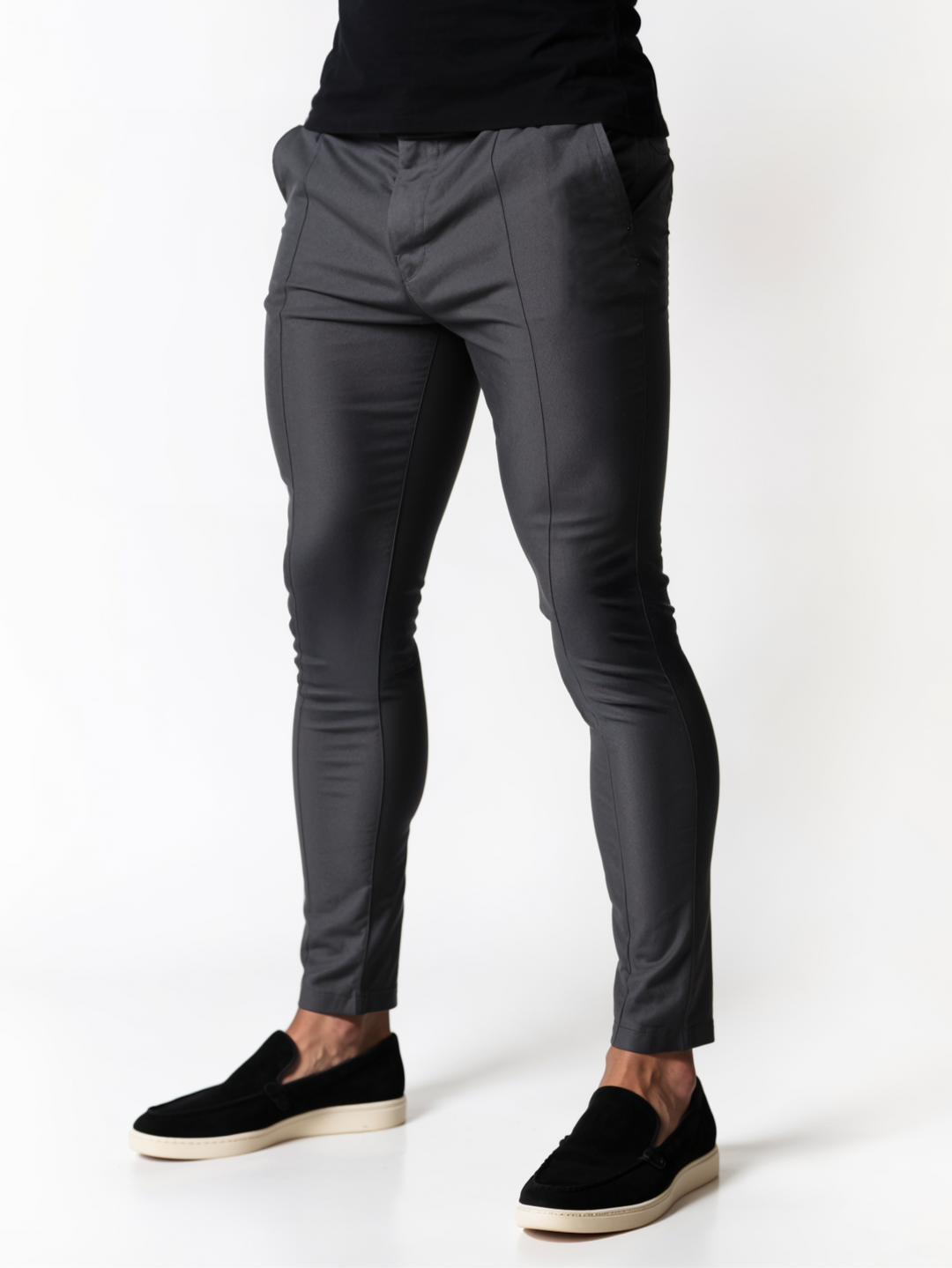 Novate: Wrinkle-Free Slim Fit Trousers