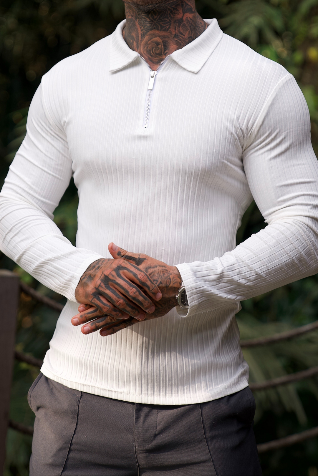 Fascino: Half-Zip Muscle Fit Pullover