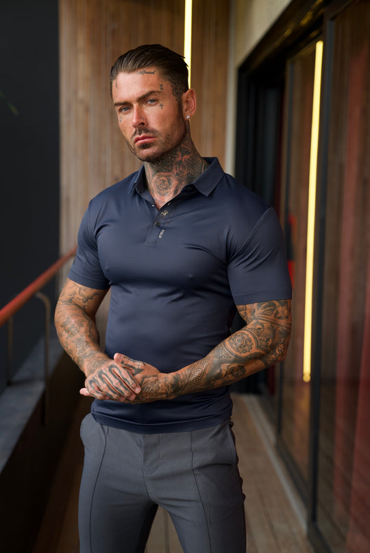 Veneto: Wrinkle-Free Muscle Fit Polo