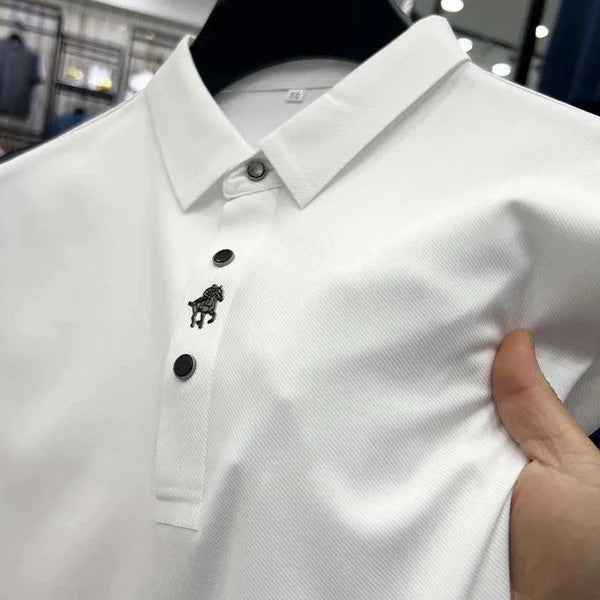 Veneto Classic: Wrinkle-Free Muscle Fit Polo – Dolci Lusso