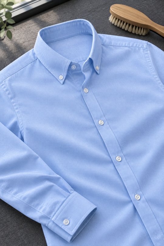 Luciano: Classic Stretch Oxford Shirt