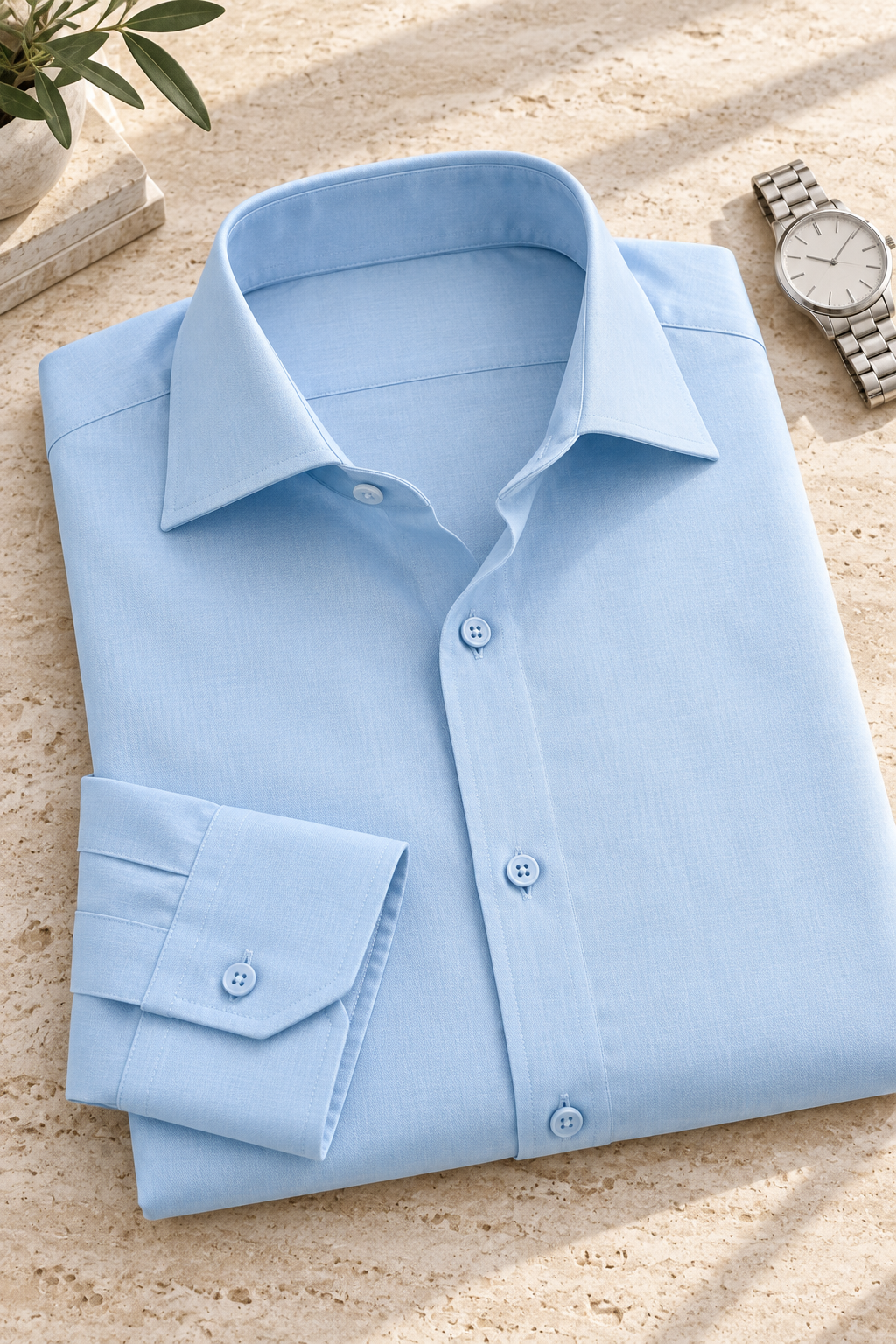 Fabrizio: Soft-Touch Cutaway Collar Shirt