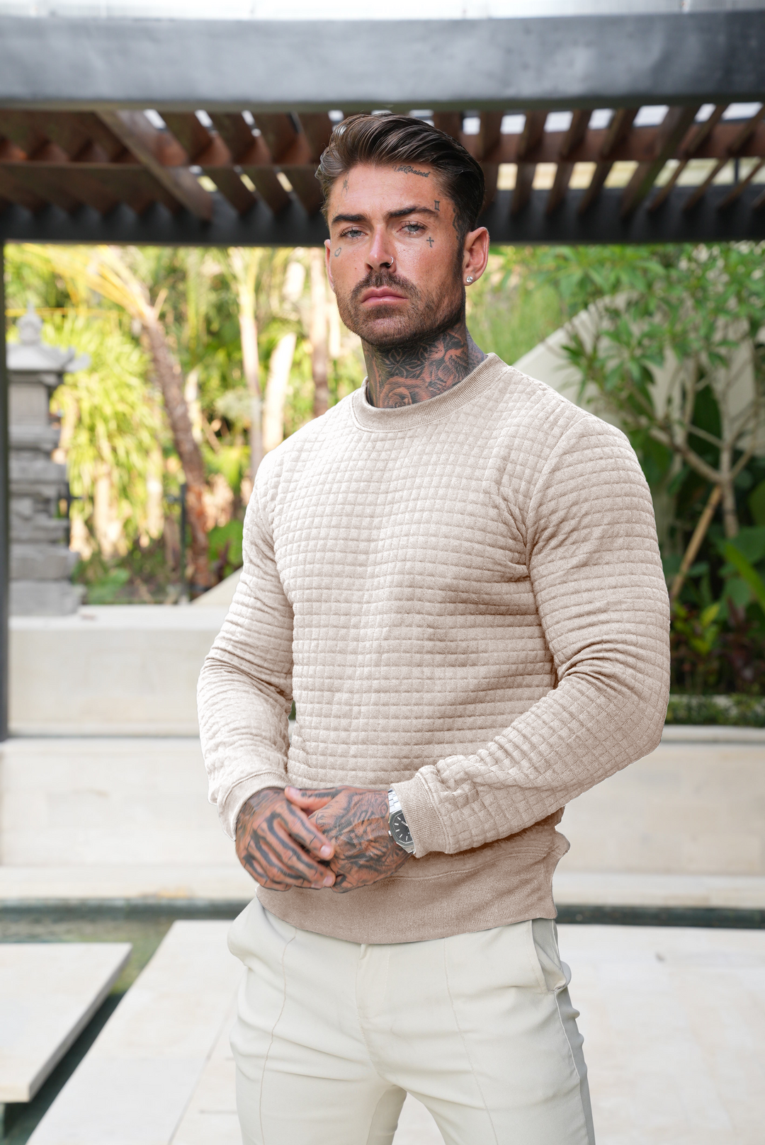 Milano: Textured Slim Fit Knit